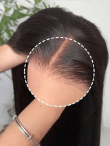 250% Density Straight Human Hair Wig 13x4 HD Transparent Lace Front Wigs Brazilian Straight 13x6 Lace Front Wigs Natural Black Hair For Women