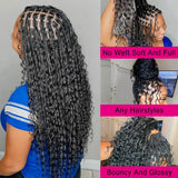 26 Inch Deep Wave Bulk Human Hair 2 Bundles Human Hair 100g Brazilian Braiding Hair For Women Boho Braids Human Hair Bundles