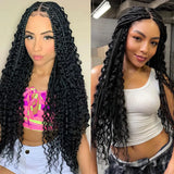 26 Inch Deep Wave Bulk Human Hair 2 Bundles Human Hair 100g Brazilian Braiding Hair For Women Boho Braids Human Hair Bundles