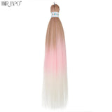 26Inch Easy Braids Hair Synthetic Colourful Pre Stretched Braiding Hair Extensions Jumbo Braids Ombre Yaki Long Straight Hair