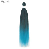 26Inch Easy Braids Hair Synthetic Colourful Pre Stretched Braiding Hair Extensions Jumbo Braids Ombre Yaki Long Straight Hair