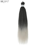 26Inch Easy Braids Hair Synthetic Colourful Pre Stretched Braiding Hair Extensions Jumbo Braids Ombre Yaki Long Straight Hair