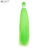 26Inch Easy Braids Hair Synthetic Colourful Pre Stretched Braiding Hair Extensions Jumbo Braids Ombre Yaki Long Straight Hair
