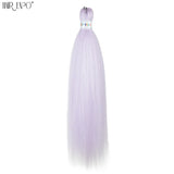 26Inch Easy Braids Hair Synthetic Colourful Pre Stretched Braiding Hair Extensions Jumbo Braids Ombre Yaki Long Straight Hair