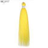 26Inch Easy Braids Hair Synthetic Colourful Pre Stretched Braiding Hair Extensions Jumbo Braids Ombre Yaki Long Straight Hair