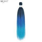 26Inch Easy Braids Hair Synthetic Colourful Pre Stretched Braiding Hair Extensions Jumbo Braids Ombre Yaki Long Straight Hair