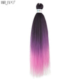 26Inch Easy Braids Hair Synthetic Colourful Pre Stretched Braiding Hair Extensions Jumbo Braids Ombre Yaki Long Straight Hair