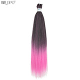 26Inch Easy Braids Hair Synthetic Colourful Pre Stretched Braiding Hair Extensions Jumbo Braids Ombre Yaki Long Straight Hair