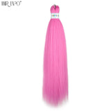 26Inch Easy Braids Hair Synthetic Colourful Pre Stretched Braiding Hair Extensions Jumbo Braids Ombre Yaki Long Straight Hair