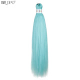 26Inch Easy Braids Hair Synthetic Colourful Pre Stretched Braiding Hair Extensions Jumbo Braids Ombre Yaki Long Straight Hair