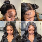 30 38 inch 13x6 HD Body Wave Lace Front Human Hair Wigs Brazilian Water Wave 13x4 Lace Frontal Wig Body Wave Wig For Women