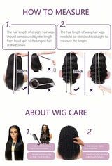30 Inch 13x4 Lace Front Human Hair Wigs Body Wave 180% Density Remy Hair Glueless Wig Natural Color For Women