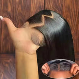 30 Inch 220 Density Bone Straight Human Hair Wig 13x6 13x4 HD Transparent Lace Frontal Pre Plucked With Baby Hair Wigs for Black Women