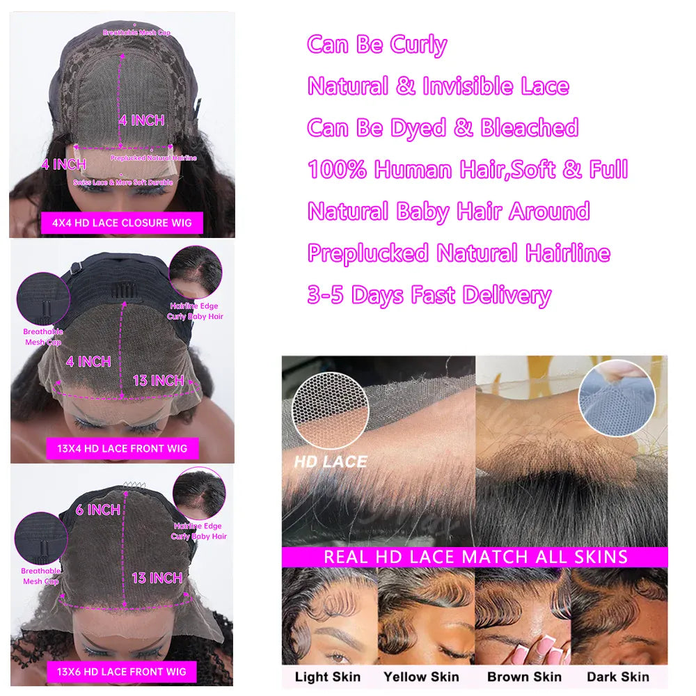 30 Inch Reddish Brown Wigs Human Hair Deep Wave 13x6 Hd Lace Front Wig 180 Density 33# Pre Plucked for Women Colored Human Hair
