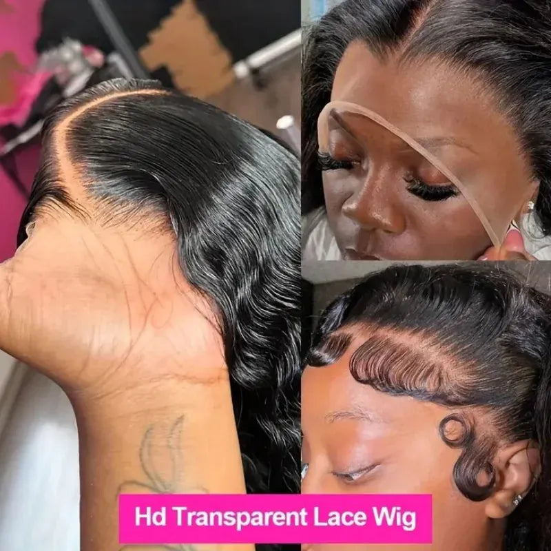 300 Density Water Wave Human Hair Wig 30 40inch Glueless Deep Wave 13x6 Hd Curly Lace Front Human Hair Wigs On Clearance Sale