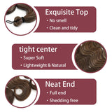 300g/lot 3Pcs 24J Ombre Brown Synthetic Braiding Hair Extensions 26 Inch SP27-30-613 Crochet Braids Loose Wave Bundles Extension