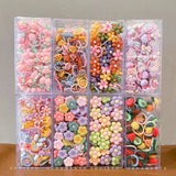 30pcs Children's Thumb Hair Rings High Elasticity Braids Rubber Bands for Babies Non Harmful Cartoon Headrope Cute Accessories