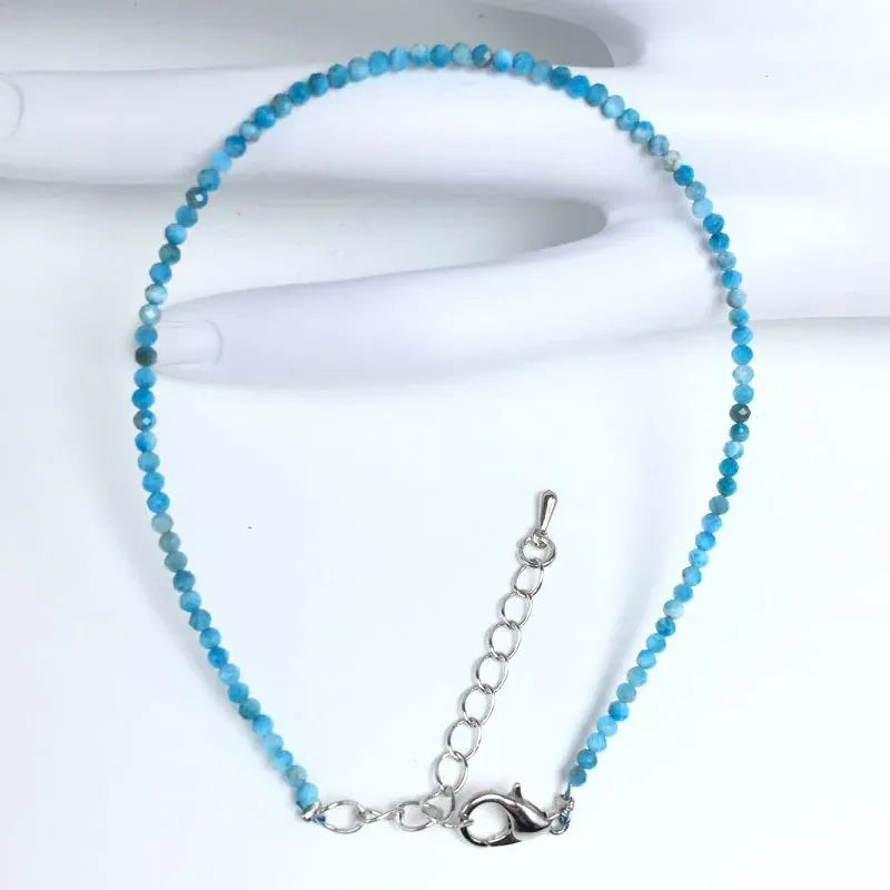 32 Color Women Bracelet Fashion 2mm Small Faceted Beads Bracelet Natural Crystal Lapis Lazuli Tourmaline Beaded Bracelet Jewelry
