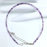 32 Color Women Bracelet Fashion 2mm Small Faceted Beads Bracelet Natural Crystal Lapis Lazuli Tourmaline Beaded Bracelet Jewelry