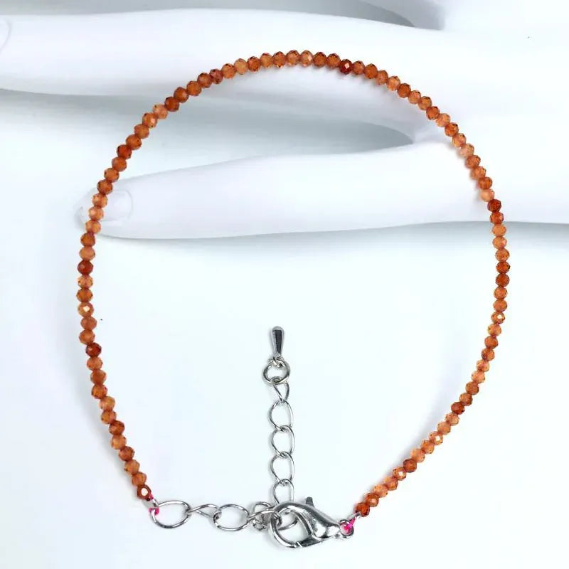 32 Color Women Bracelet Fashion 2mm Small Faceted Beads Bracelet Natural Crystal Lapis Lazuli Tourmaline Beaded Bracelet Jewelry