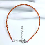 32 Color Women Bracelet Fashion 2mm Small Faceted Beads Bracelet Natural Crystal Lapis Lazuli Tourmaline Beaded Bracelet Jewelry