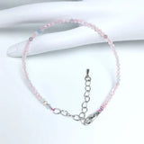 32 Color Women Bracelet Fashion 2mm Small Faceted Beads Bracelet Natural Crystal Lapis Lazuli Tourmaline Beaded Bracelet Jewelry