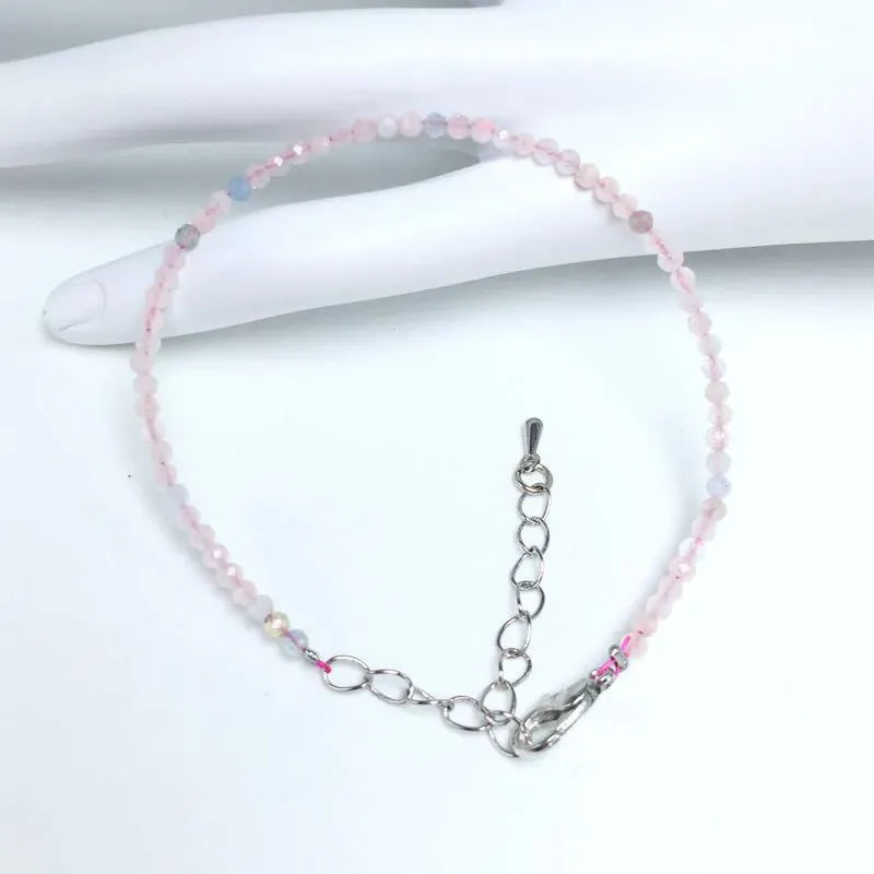 32 Color Women Bracelet Fashion 2mm Small Faceted Beads Bracelet Natural Crystal Lapis Lazuli Tourmaline Beaded Bracelet Jewelry