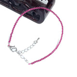 32 Color Women Bracelet Fashion 2mm Small Faceted Beads Bracelet Natural Crystal Lapis Lazuli Tourmaline Beaded Bracelet Jewelry