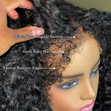 36 40 Inch Lace Front Wigs Pre Plucked Hidden Strap Deep Wave Lace Front Wigs Human Hair 250% Density Curly Wet And Wavy 13x4 13x6 HD Deep Wave Human Hair Wig For Women