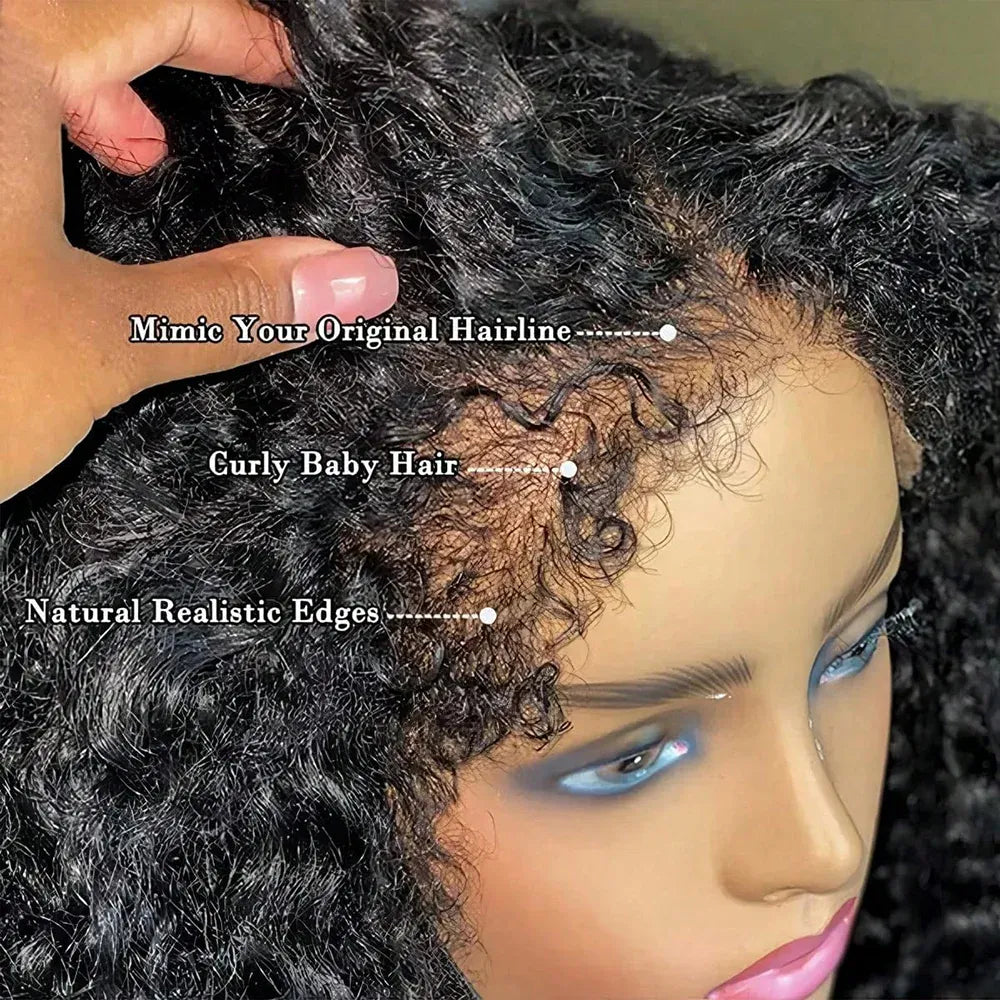 36 40 Inch Lace Front Wigs Pre Plucked Hidden Strap Deep Wave Lace Front Wigs Human Hair 250% Density Curly Wet And Wavy 13x4 13x6 HD Deep Wave Human Hair Wig For Women