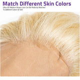 38 40 Inch 613 Honey Blonde Colored Body Wave 13x6 HD Lace Frontal Human Hair Wig 13x4 HD Lace Front Wigs For Women 200% Density