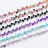 3MM Natural Stone Tourmaline Bracelet on Hand For Women Jewelry Party Wedding Luxury Gift  Amethyst Handmade Bangle Adjustable