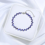 3MM Natural Stone Tourmaline Bracelet on Hand For Women Jewelry Party Wedding Luxury Gift  Amethyst Handmade Bangle Adjustable