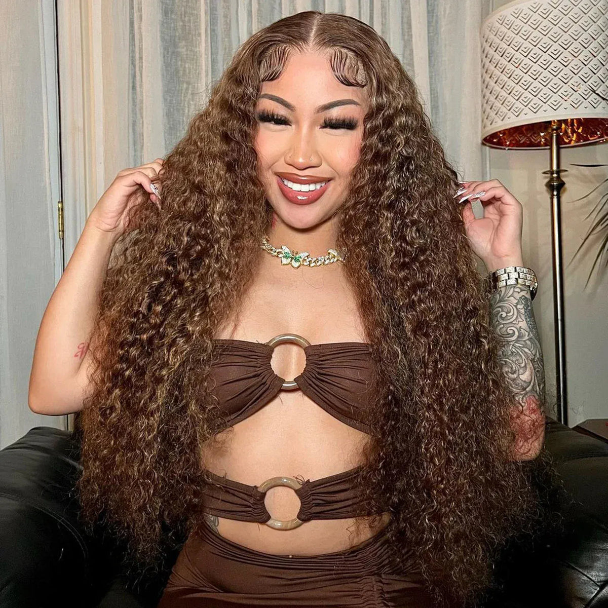 4/27 Highlight Wig 13x6 Hd Lace Frontal Wig Human Hair Deep Curly Wave Wig Human Hair 13x4 Water Wave Wigs Curly Lace Front Human Hair Wig