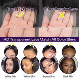 40 42 Inch Curly Wigs Deep Wave 13x4  Hd Lace Frontal Wigs Human Hair Water Wave 250 Density Front Wig  Brazilian For Women