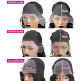 40 42 Inch Loose Wave 13x6 HD Lace Frontal Wig Human Hair Brazilian Loose Deep Waves Curly Wigs Lace Front Wigs For Women