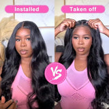 40 42 Inch Raw Peruvian Body Wave Human Hair Wig 250% Density 13x4 13x6 HD Lace Front Glueless Wigs for Women