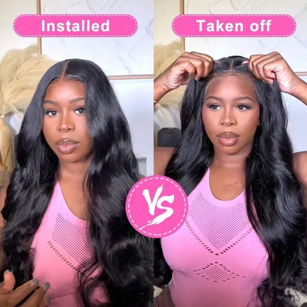 40 42 Inch Raw Peruvian Body Wave Human Hair Wig 250% Density 13x4 13x6 HD Lace Front Glueless Wigs for Women