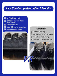  40 42 Inch Straight Human Hair Wigs 13x4 13X6 HD Lace Frontal Wig 300% Density Human Hair Remy Invisible Swiss Lace Wigs For Women