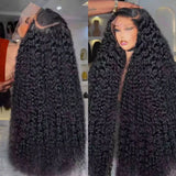 40 Inch 13x6 Hd Deep Wave Lace Frontal Wig For Women Brazilian PrePlucked Jerry Deep Water Wave Curly Lace Front Human Hair Wigs