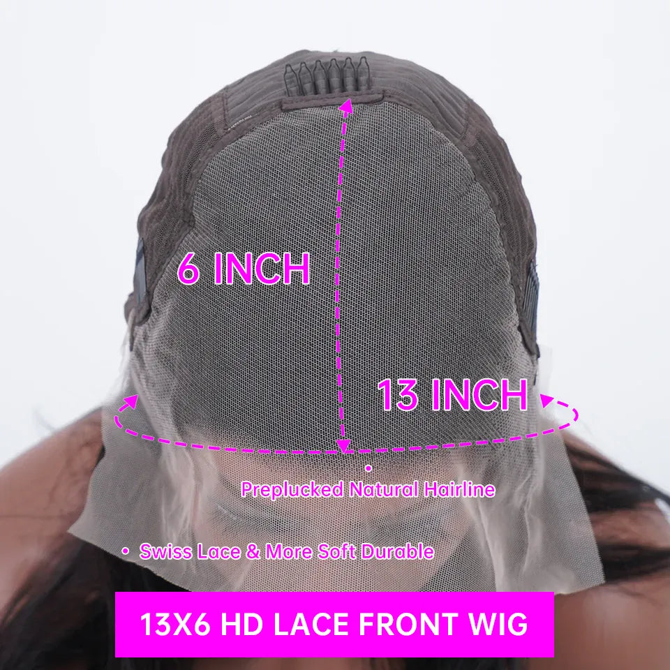 40 Inch 13x6 Hd Straight Lace Frontal Wigs Transparent Brazilian Lace Front Human Hair Wig For Women 360 Full Lace Wig