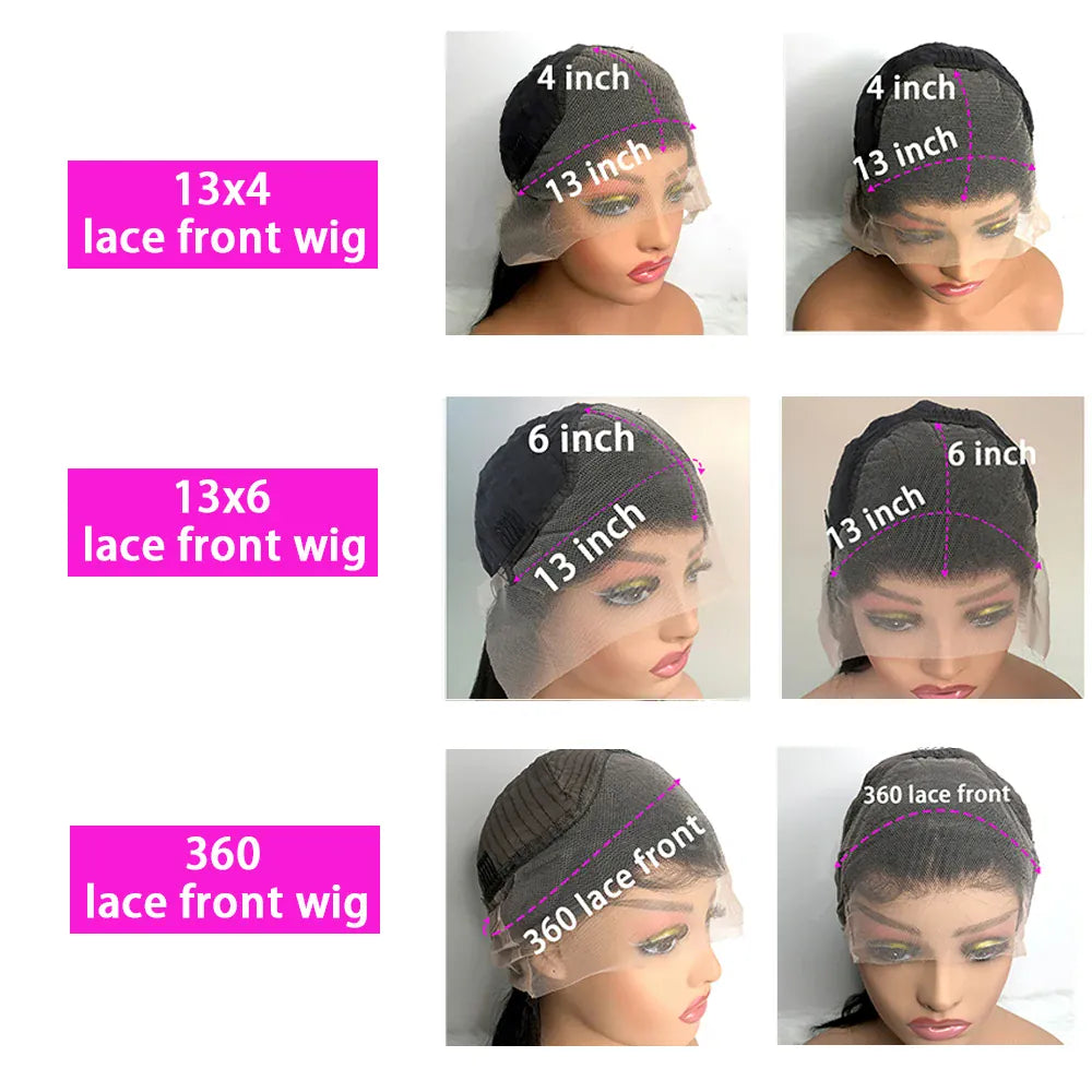 40 Inch Body Wave Lace Front Wig Pre Plucked With Baby Hair 13x4 13x6 HD Lace Frontal Wigs For Women Body Wave Human Hair Wigs