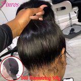 40 Inch Straight Drawstring 360 Full Lace Wig Human Hair 13x6 HD Transparent Lace Frontal Wigs 5x5 Glueless Wigs For Women 200%