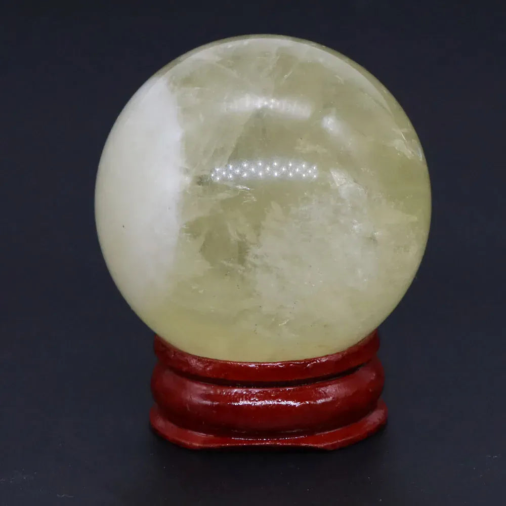 40mm Natural Stone Sphere Lapis Amethyst Quartz Crystal Ball Sphere Gemstone Decorative Ball for Divination Fengshui Home Decor