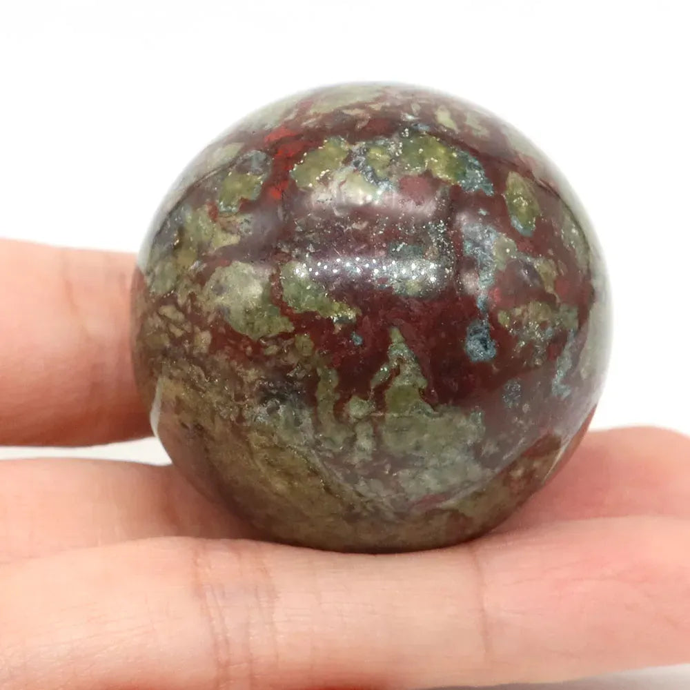 40mm Natural Stone Sphere Lapis Amethyst Quartz Crystal Ball Sphere Gemstone Decorative Ball for Divination Fengshui Home Decor