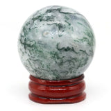 40mm Natural Stone Sphere Lapis Amethyst Quartz Crystal Ball Sphere Gemstone Decorative Ball for Divination Fengshui Home Decor