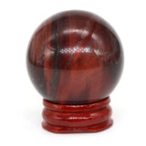 40mm Natural Stone Sphere Lapis Amethyst Quartz Crystal Ball Sphere Gemstone Decorative Ball for Divination Fengshui Home Decor