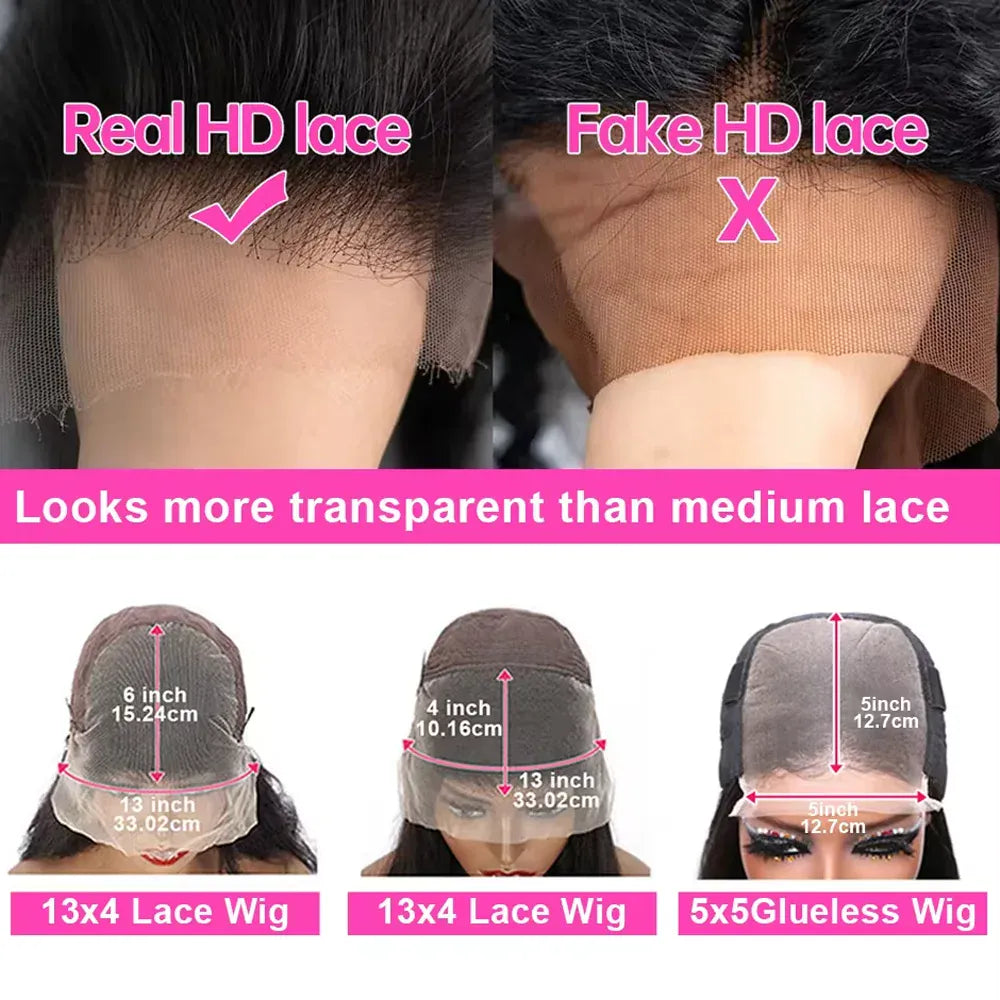 42 Inche 5x5 Glueless Wig Deep Wave 13x4 13x6 Hd Lace Frontal Wig Human Hair Wigs For Women Brazilian Hair Hd PrePlucked Lace