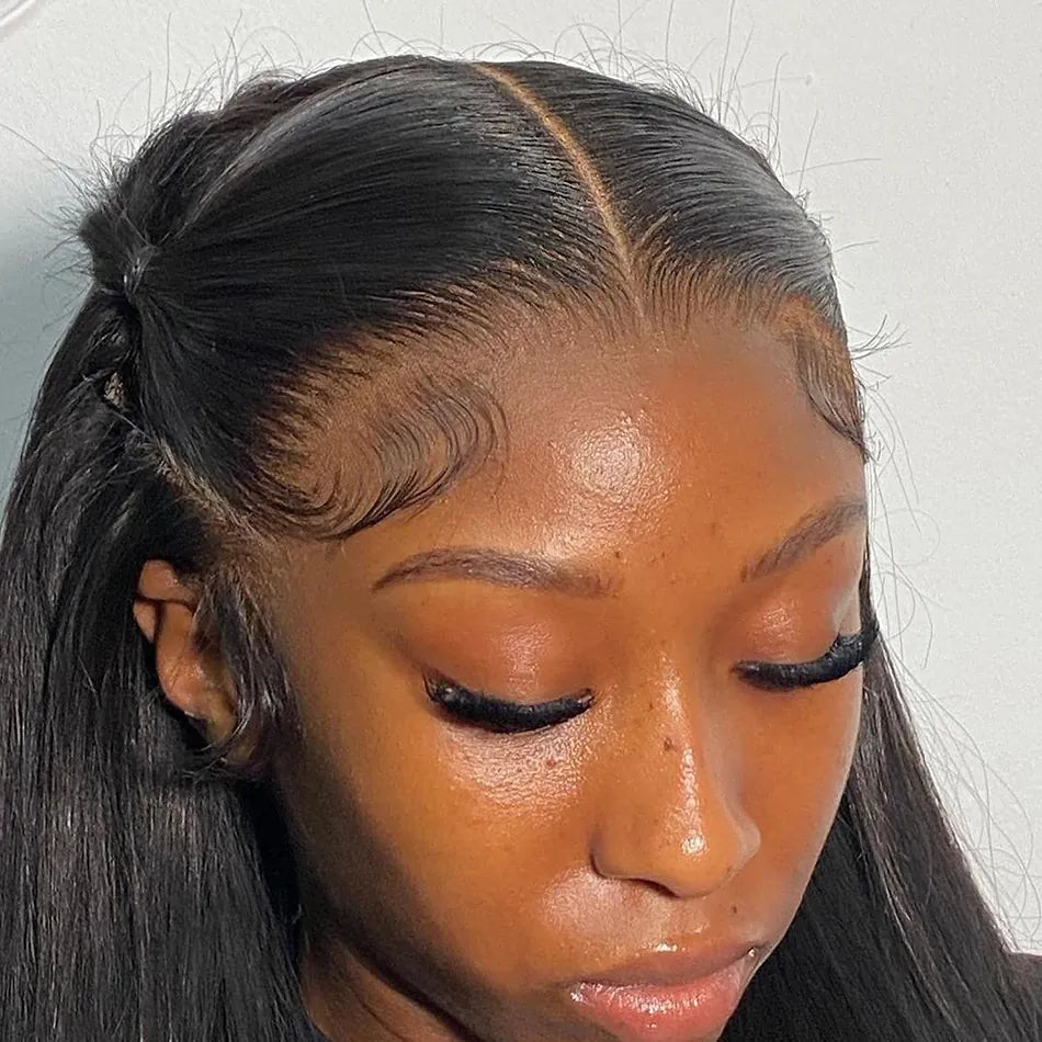46 44 Inch HD Lace Front Human Hair Wigs For Black Women 13x4 Peruvian Hair Wigs Glueless Human Hair On Clearance Sale 13x6 Bone Straight Lace Front Wig