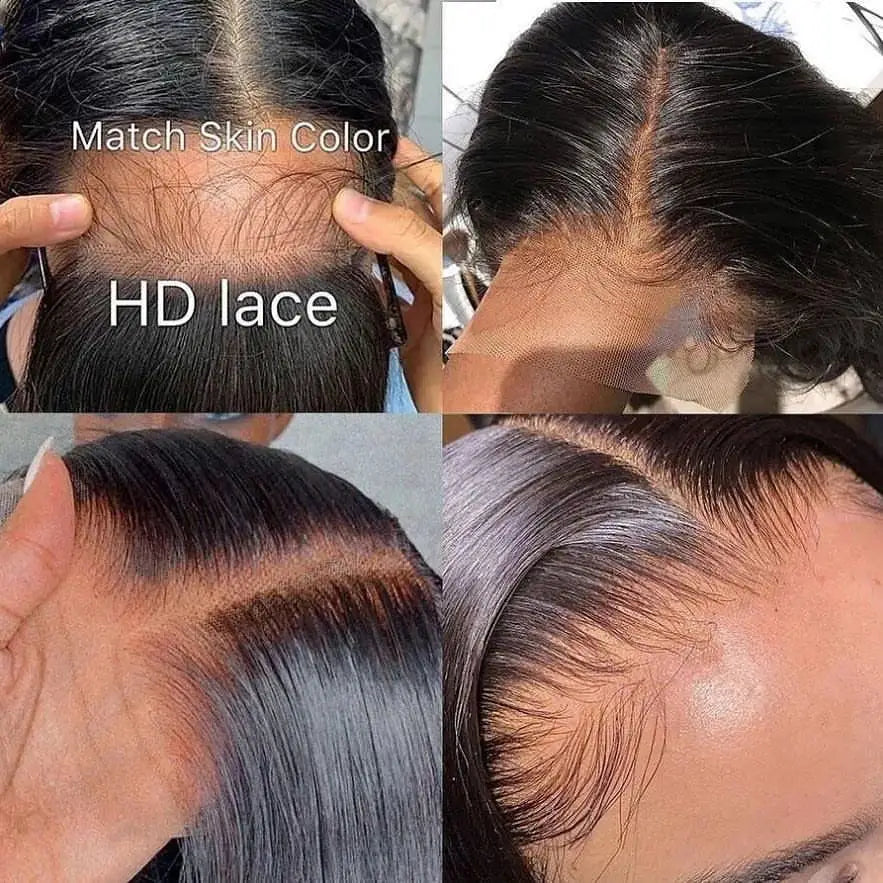 46 44 Inch HD Lace Front Human Hair Wigs For Black Women 13x4 Peruvian Hair Wigs Glueless Human Hair On Clearance Sale 13x6 Bone Straight Lace Front Wig